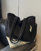 Tilda | Ribbed Tote Bag with Drawstring Detail (50% OFF)