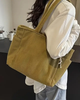 Tilda | Ribbed Tote Bag with Drawstring Detail (50% OFF)