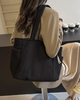 Tilda | Ribbed Tote Bag with Drawstring Detail (50% OFF)