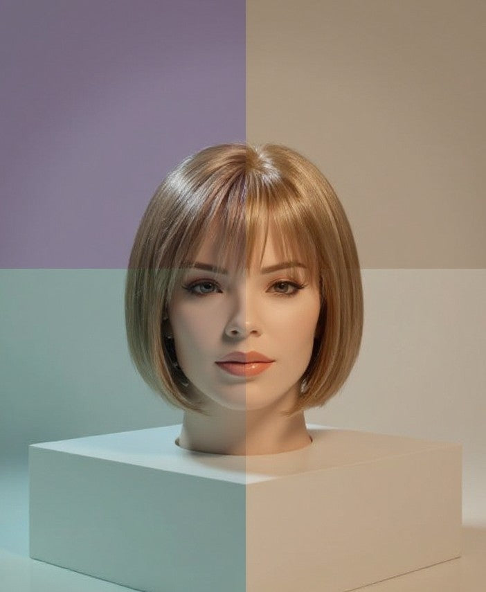 Solène Short Wig Collection – Bob & Pixie Styles in Blonde, Brown & More