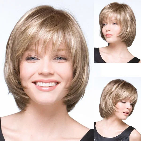 Solène Short Wig Collection – Bob & Pixie Styles in Blonde, Brown & More