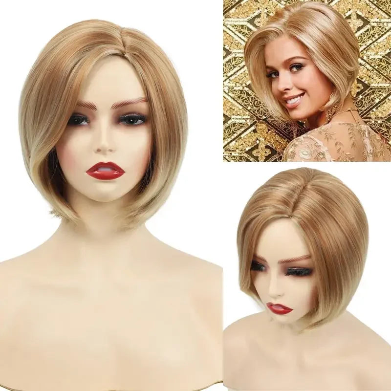 Solène Short Wig Collection – Bob & Pixie Styles in Blonde, Brown & More