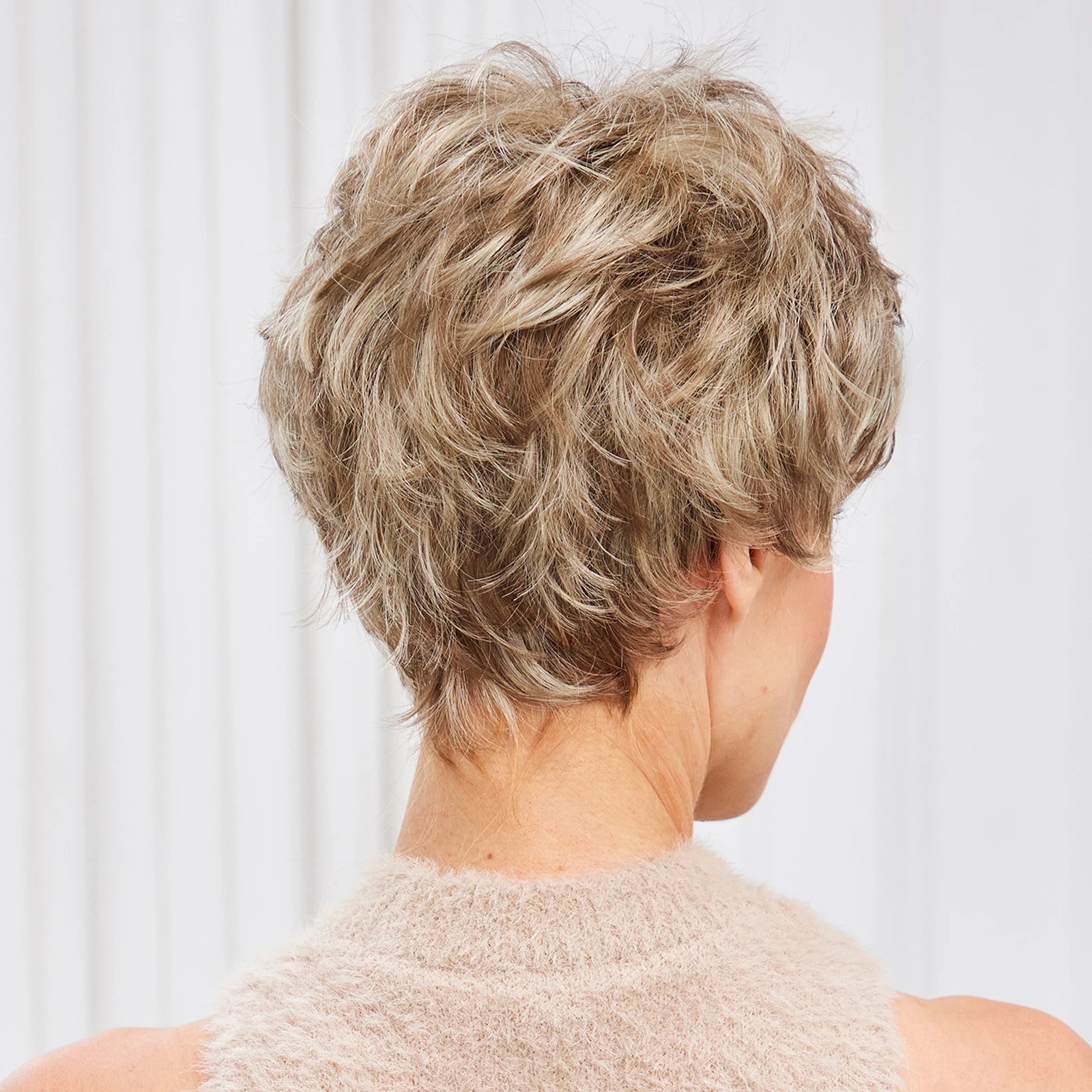Light Blonde Mixed Pixie Cut Wig