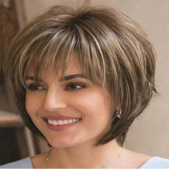 Solène Short Wig Collection – Bob & Pixie Styles in Blonde, Brown & More