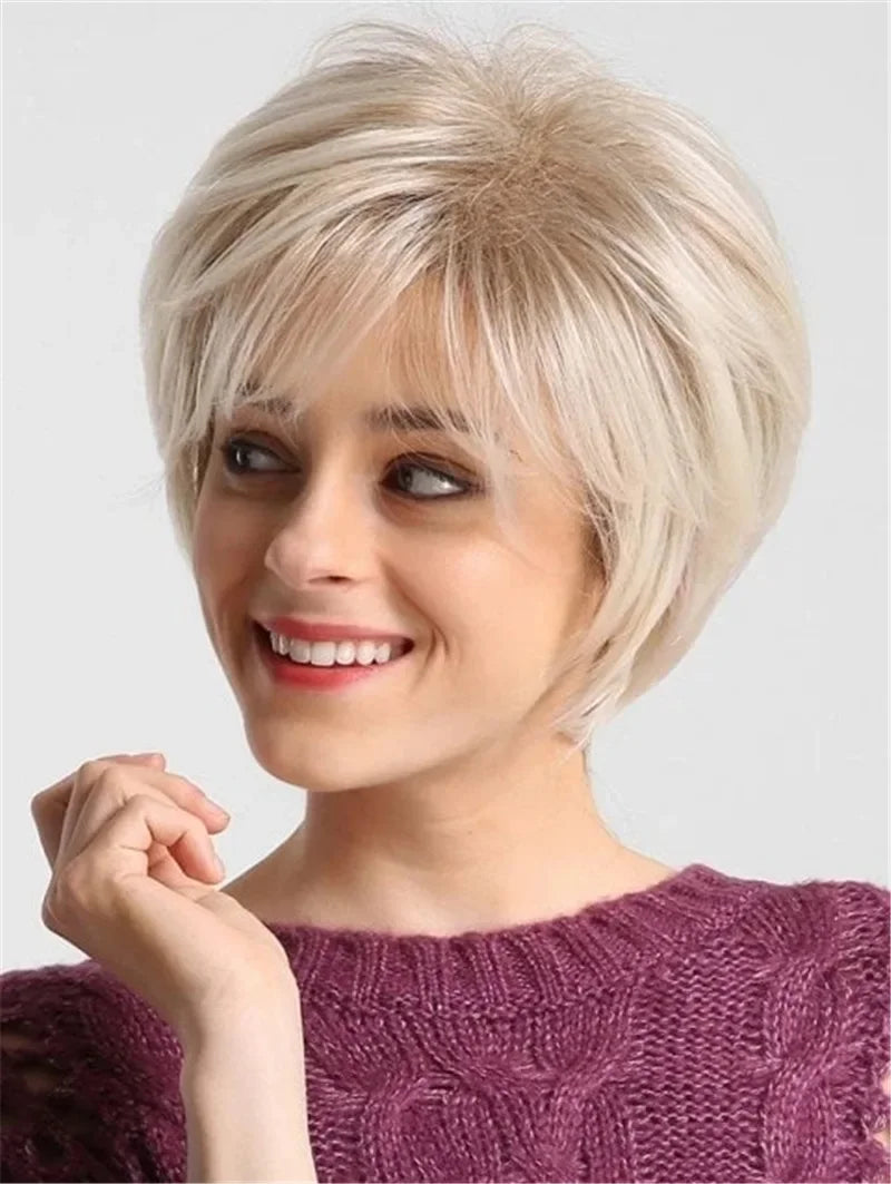 Solène Short Wig Collection – Bob & Pixie Styles in Blonde, Brown & More