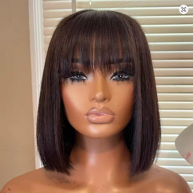Straight Hair Short Bob Wig