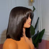 100% Human Straight Hair Short Bob Wig